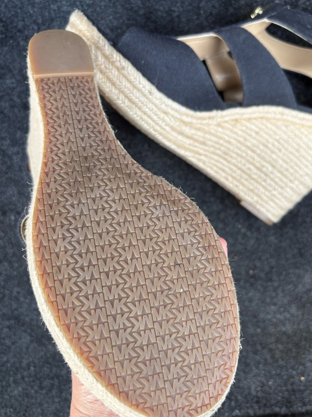 Michael Kors Bundle: Berkley Platform Sandals & Espadrille Wedges Size 10
